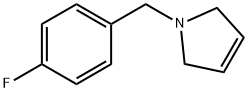 1-(4-플루오로벤질)-2,5-디히드로-1H-피롤 구조식 이미지