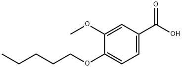 3-methoxy-4-(pentyloxy)benzoic acid 구조식 이미지