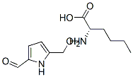 DL-2-FORMYL-5-(HYDROXYMETHYL)PYRROLE-1-NORLEUCINE 구조식 이미지