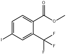 METHYL 4-IODO-2-(TRIFLUOROMETHYL)BENZOATE Structure