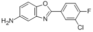 2-(3-CHLORO-4-FLUOROPHENYL)-1,3-BENZOXAZOL-5-AMINE 구조식 이미지