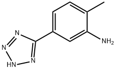 2-메틸-5-(1H-TETRAZOL-5-YL)아닐린 구조식 이미지