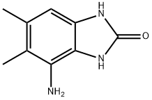 4-AMINO-5,6-DIMETHYL-1,3-DIHYDRO-2H-BENZIMIDAZOL-2-ONE Structure