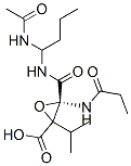 3-carboxy-2,3-epoxypropionyl-leucylamido-(4-acetamido)butane Structure