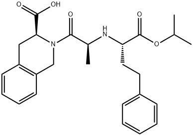 955034-25-0 (3S)-3,4-Dihydro-2-[(2S)-2-[[(1S)-1-[(1-Methylethoxy)carbonyl]-3-phenylpropyl]aMino]-1-oxopropyl]-3(1H)-isoquinolinecarboxylic Acid