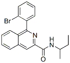3-Isoquinolinecarboxamide,  1-(2-bromophenyl)-N-(1-methylpropyl)- Structure