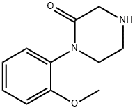 1-(2-METHOXY-PHENYL)-PIPERAZIN-2-ONE 구조식 이미지