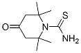 1-피페리딘카르보티오아미드,2,2,6,6-테트라메틸-4-옥소- 구조식 이미지