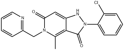 955272-06-7 2-(2-chlorophenyl)-4-Methyl-5-(pyridin-2-ylMethyl)-1H-pyrazolo[4,3-c]pyridine-3,6(2H,5H)-dione