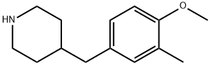 4-(4-메톡시-3-메틸-벤질)-피페리딘 구조식 이미지