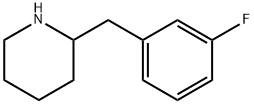2-(3-플루오로벤질)-피페리딘 구조식 이미지