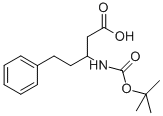 3-TERT-BUTOXYCARBONYLAMINO-5-PHENYL-PENTANOIC ACID Structure