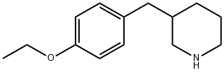3-(4-에톡시-벤질)-피페리딘 구조식 이미지