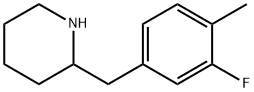 2-(3-FLUORO-4-METHYL-BENZYL)-피페리딘 구조식 이미지