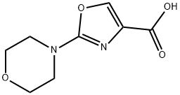 2-MORPHOLINOOXAZOLE-4-CARBOXYLIC ACID Structure