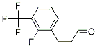 Benzenepropanal, 2-fluoro-3-(trifluoroMethyl)- Structure