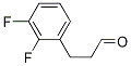 Benzenepropanal, 2,3-difluoro- Structure