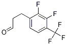 Benzenepropanal, 2,3-difluoro-4-(trifluoroMethyl)- 구조식 이미지