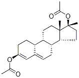 17-메틸-에스트라-3,5-디엔-3,17β-디올디아세테이트 구조식 이미지