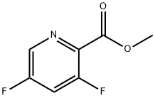 METHYL 3,5-DIFLUOROPYRIDINE-2-CARBOXYLATE Structure