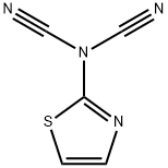 Cyanamide,  N-cyano-2-thiazolyl- Structure