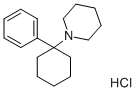 PHENCYCLIDINE HYDROCHLORIDE 구조식 이미지