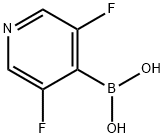 (3,5-DIFLUOROPYRIDIN-4-YL) БОРОНОВАЯ КИСЛОТА структурированное изображение