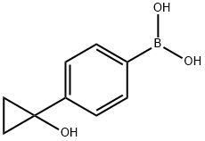 B-[4-(1-HYDROXYCYCLOPROPYL)PHENYL]-BORONIC ACID Structure