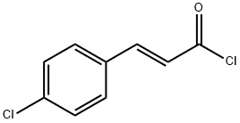 (2E)-3-(4-클로로페닐)아크릴로일클로라이드 구조식 이미지
