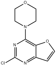 2-CHLORO-4-MORPHOLINOFURO[3,2-D]PYRIMIDINE 구조식 이미지