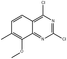 Quinazoline, 2,4-dichloro-8-Methoxy-7-Methyl- 구조식 이미지
