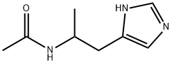 Acetamide,  N-[2-(1H-imidazol-5-yl)-1-methylethyl]- Structure