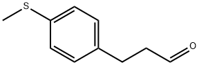 Benzenepropanal, 4-(Methylthio)- 구조식 이미지