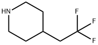 Piperidine, 4-(2,2,2-trifluoroethyl)- Structure