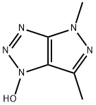 Pyrazolo[3,4-d]-1,2,3-triazole,  1,4-dihydro-1-hydroxy-4,6-dimethyl- 구조식 이미지