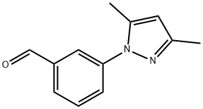 3-(3,5-DIMETHYL-1H-PYRAZOL-1-YL)BENZALDEHYDE Structure