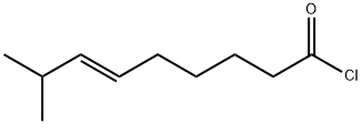 TRANS-8-METHYL-6-NONENOYL CHLORIDE Structure