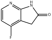 2H-Pyrrolo[2,3-b]pyridin-2-one, 4-fluoro-1,3-dihydro- Structure