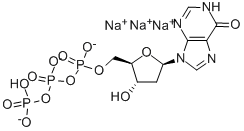 2'-Deoxyinosine-5'-triphosphate trisodium salt Structure