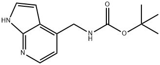 TERT-BUTYL(1H-PYRROLO[2,3-B]PYRIDIN-4-YL)METHYLCARBAMATE Structure