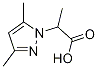 2-(3,5-dimethyl-1H-pyrazol-1-yl)propanoic acid(SALTDATA: 0.6H2O) Structure