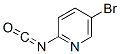 피리딘,5-브로모-2-이소시아네이토-(9CI) 구조식 이미지
