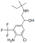 1-[4-amino-3-chloro-5-(trifluoromethyl)phenyl]-2-(2-methylbutan-2-ylamino)ethanol Structure