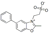 2-(2-메틸-5-페닐벤족사졸륨-3-일)에탄설포네이트 구조식 이미지