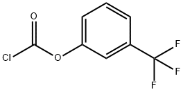 3-(TRIFLUOROMETHYL)PHENYL CHLOROFORMATE Structure