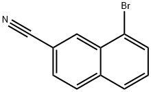 8-BROMONAPHTHALENE-2-CARBONITRILE 구조식 이미지