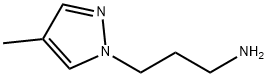 3-(4-METHYL-PYRAZOL-1-YL)-PROPYLAMINE Structure