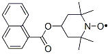 4-(1-나프토일옥시)-2,2,6,6-테트라메틸피페리딘-1-옥실 구조식 이미지