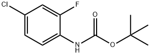 (4-chloro-2-fluoro-phenyl)-carbaMic acid tert-butyl ester Structure