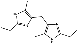 4,4'-Methylenebis[2-ethyl-5-methylimidazole Structure